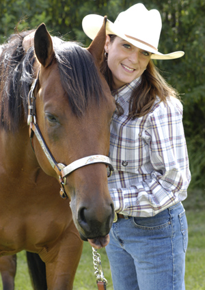 Sue Buchanan and Tigar