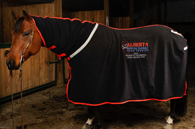 Horse Blanket Embroidery in Alberta, Canada